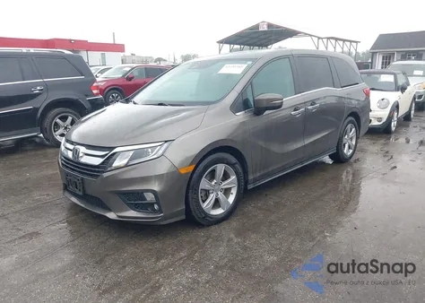 2020 Honda Odyssey Ex-L/Ex-L W/Navi Res from USA, damaged, VIN 5FNRL6H75LB000360